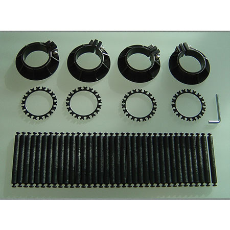 Kit fermamozzi e rulli