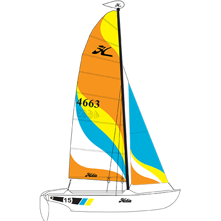 Alternative view of Hobie 15 Club