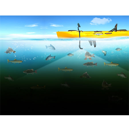 RAM Transducer Mount woth 18" Aluminum Rod & Socket Arm - immagine 4