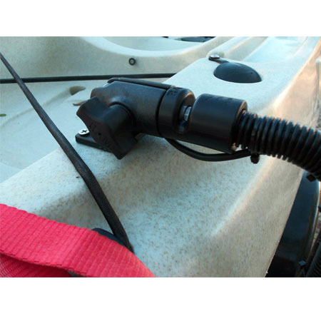 RAM Transducer Mount woth 18" Aluminum Rod & Socket Arm - immagine 3