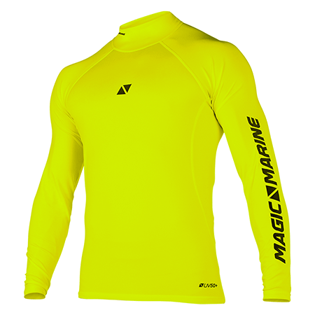 Magic Marine - Cube Rashvest L/S Flash Yellow