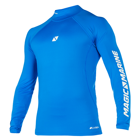 Magic Marine - Cube Rashvest L/S Blue