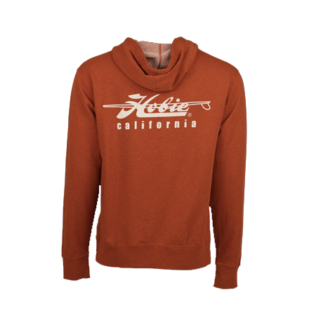 Felpa Hobie unisex Burnt Orange Zip California Logo - immagine 3