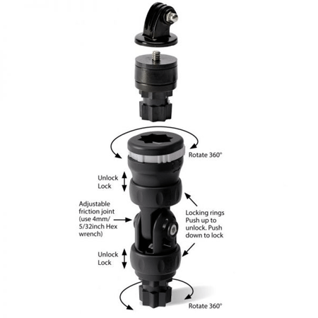 Alternative view of Railblaza Camera Mount R-Lock