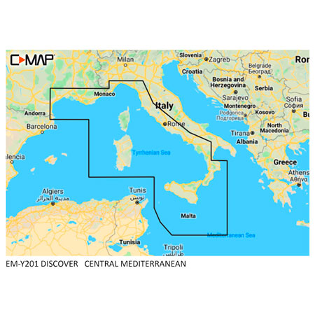 C-MAP Mediterraneo Centrale
