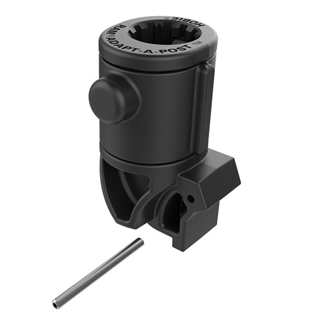 Alternative view of RAM Adapt-A-Post Universal Post & Spline H-Rail Base