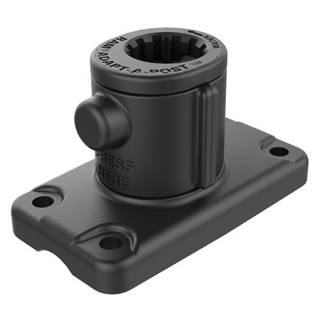 RAM Adapt-A-Post Universal Flat Surface Drill-Down Base for Spline Posts