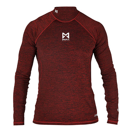 Magic Marine - Cube Rashvest L/S Red