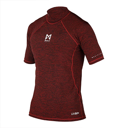 Magic Marine - Cube Rashvest S/S Red - immagine 4