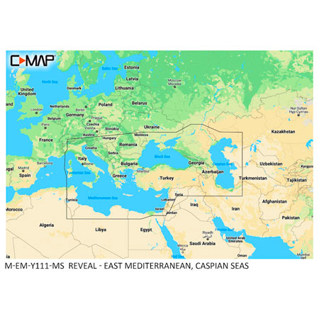 C-MAP Reveal East Mediterraneo