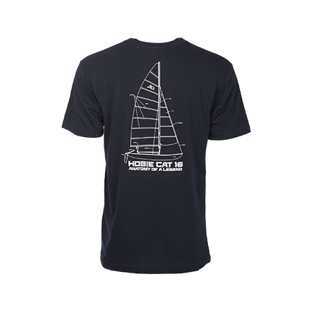 T-shirt Hobie 16 Anatomy of Legend Navy