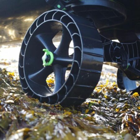 Alternative view of Railblaza C-Tug SandTrakz Wheels
