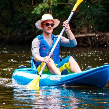 Alternative view of Palm Meander Highback PFD Cobalt