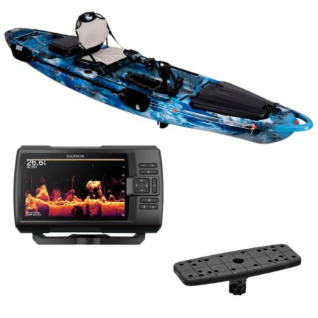 Alternative view of Galaxy Kayaks Supernova FX + Striker Vivid 7 + Platform R