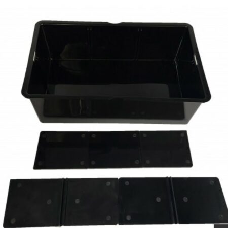 Box portaoggetti rettangolare nero