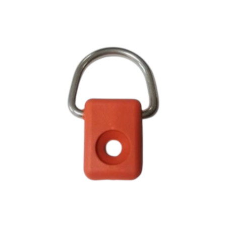 D-ring clip arancione