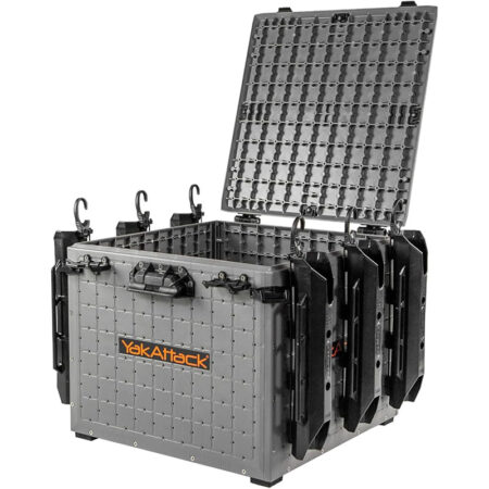 Yakattack BlackPak Pro Kayak Fishing Crate - 16x 16 Battleship Grey