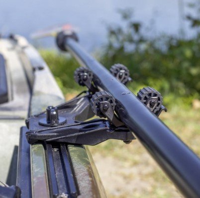 Alternative view of DoubleHeader with Dual RotoGrip Paddle Holders