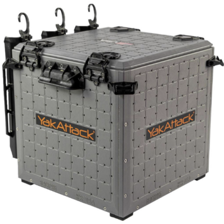 Yakattack BlackPak Pro Kayak Fishing Crate - 13" x 13" Battleship Grey