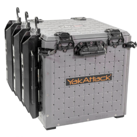 Alternative view of Yakattack BlackPak Pro Kayak Fishing Crate - 13" x 13" Battleship Grey
