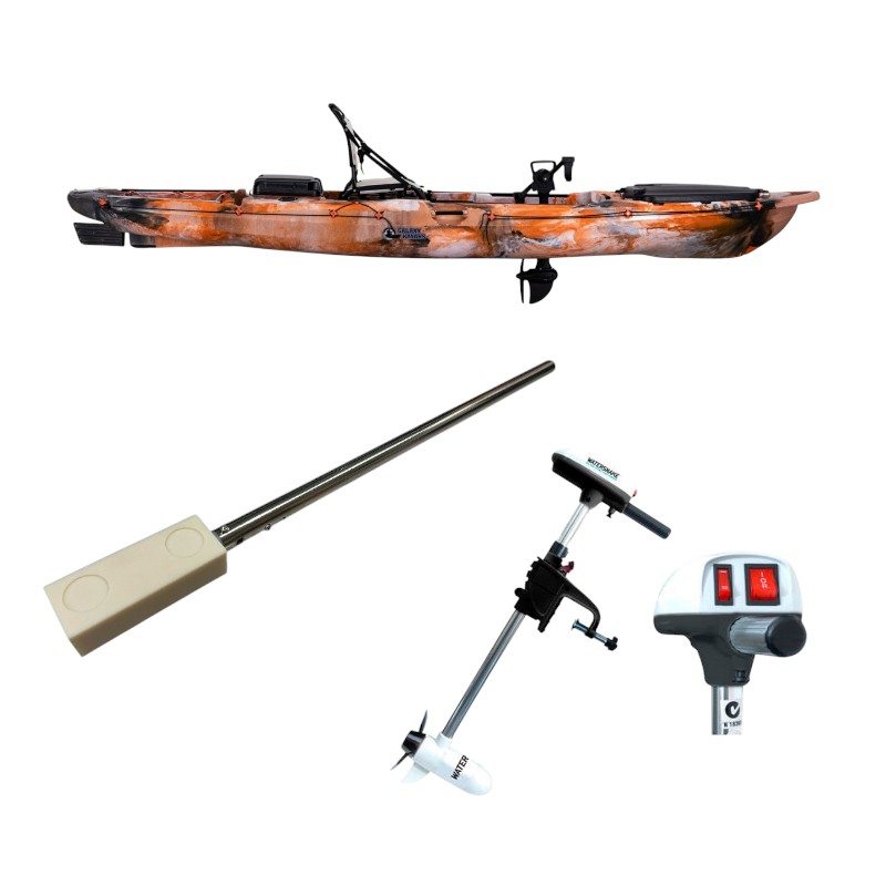 COMBO Galaxy Kayaks Supernova FX + Watersnake T24 + Supporto motore