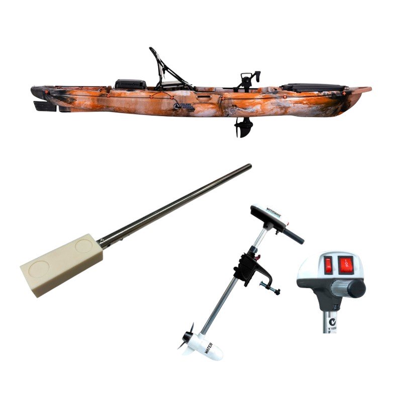 COMBO Galaxy Kayaks Supernova FX + Watersnake T24 + Supporto motore