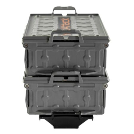 Alternative view of TracPak Combo Kit, Two Boxes and Quick Release Base, Battleship Grey