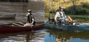 Immagine di una Canoa ed un Kayak da Pesca