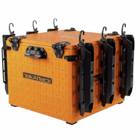 Alternative view of Yakattack BlackPak Pro Kayak Fishing Crate - 16" x 16" Orange
